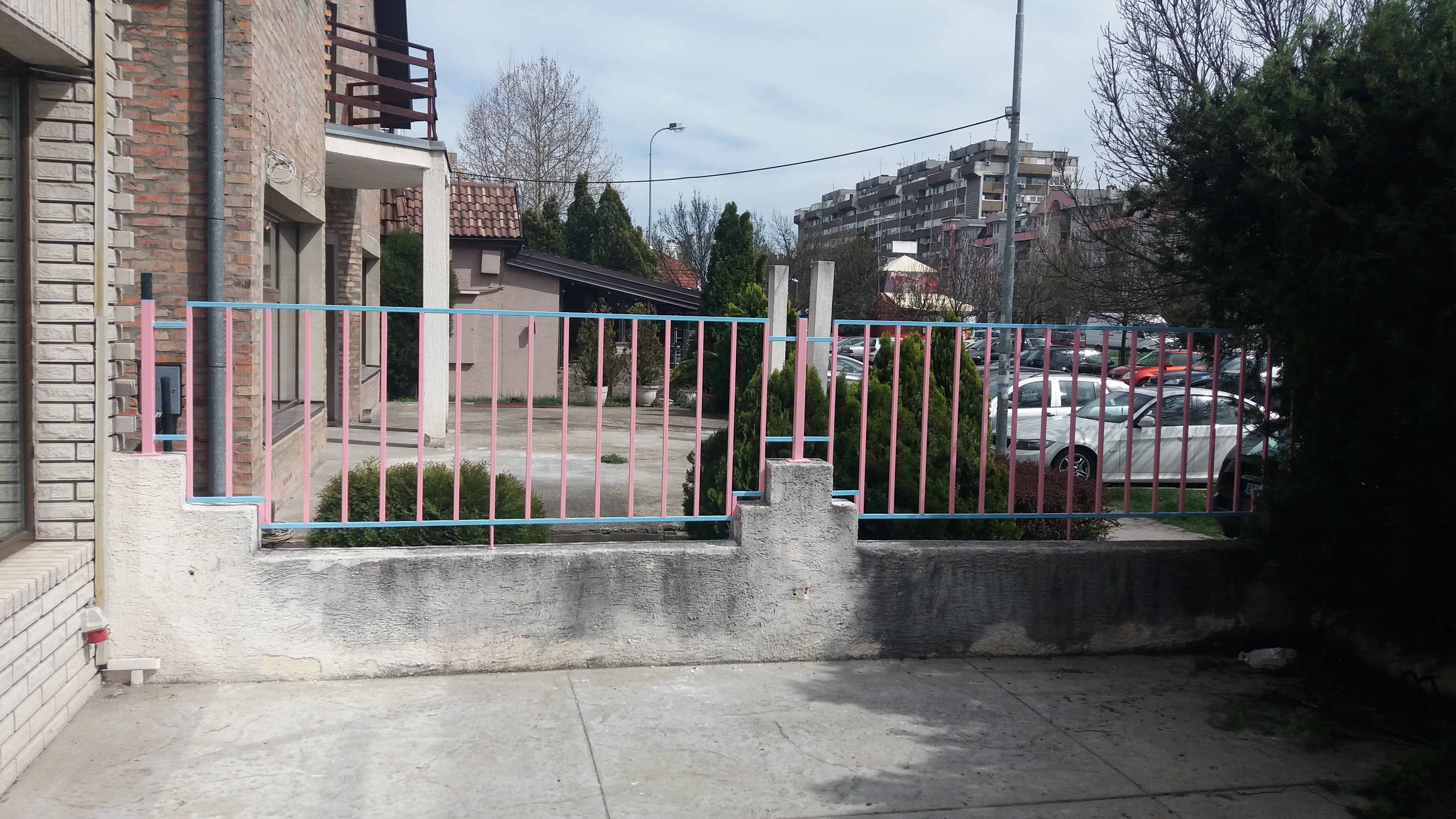 Metalna ograda za dvorište