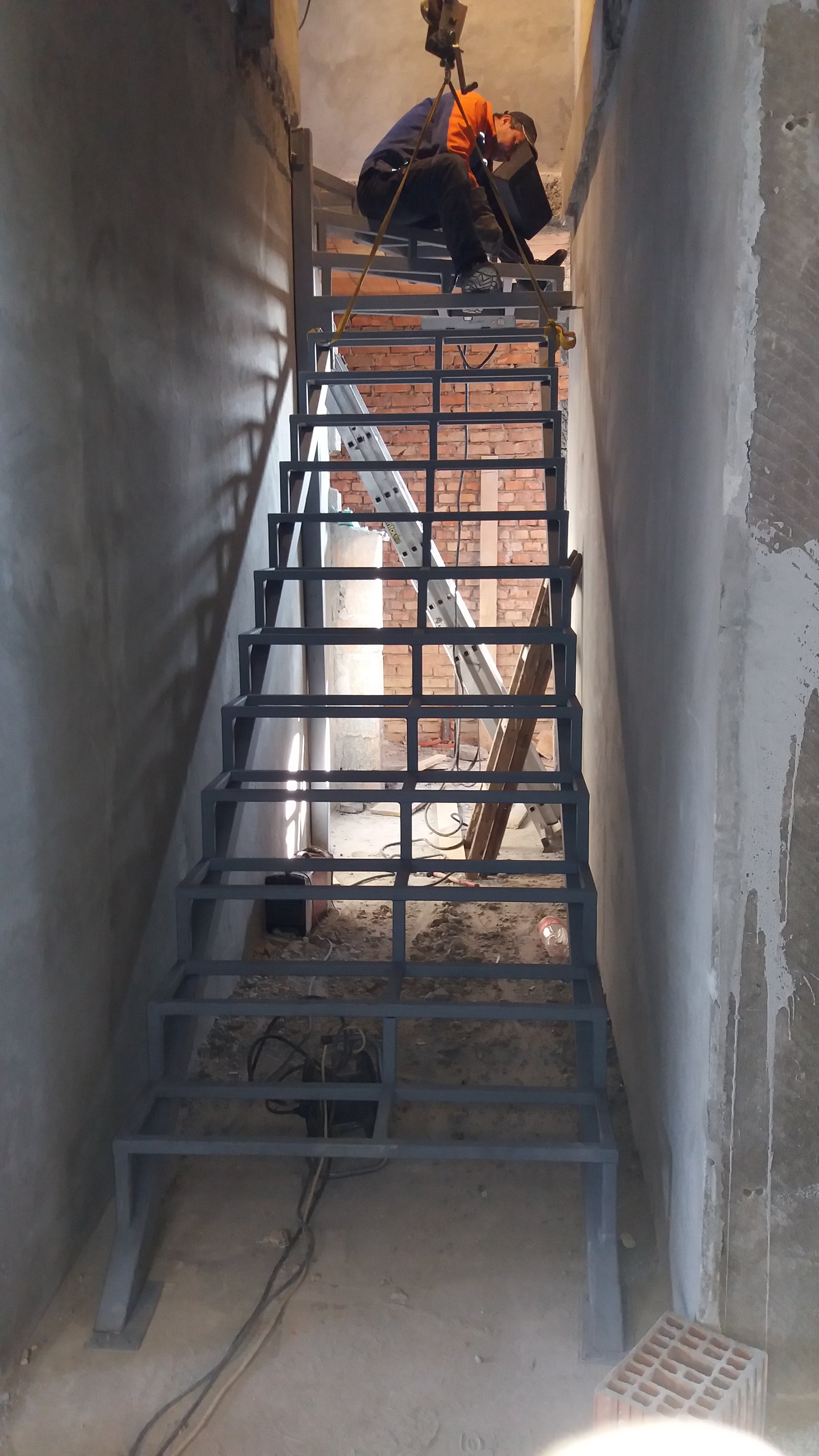 Izrada čelične konstrukcije za stepenice